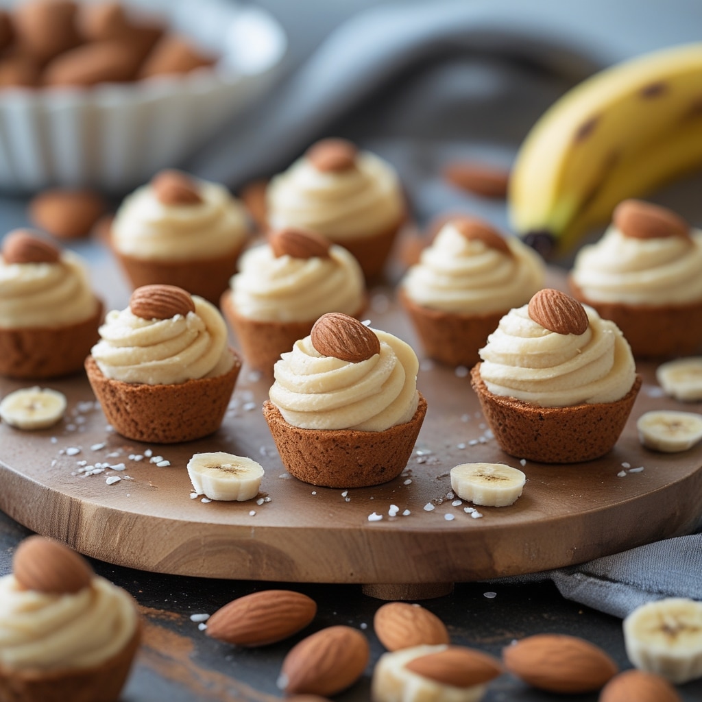 High Protein Almond Butter Banana Bites