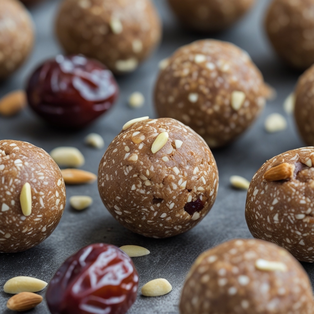 Tahini Date Protein Energy Balls
