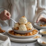 Sugar-free vegan stracciatella gelato