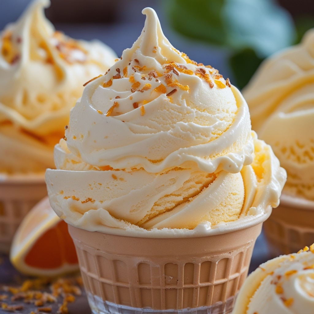 Creamy Orange Ice Cream