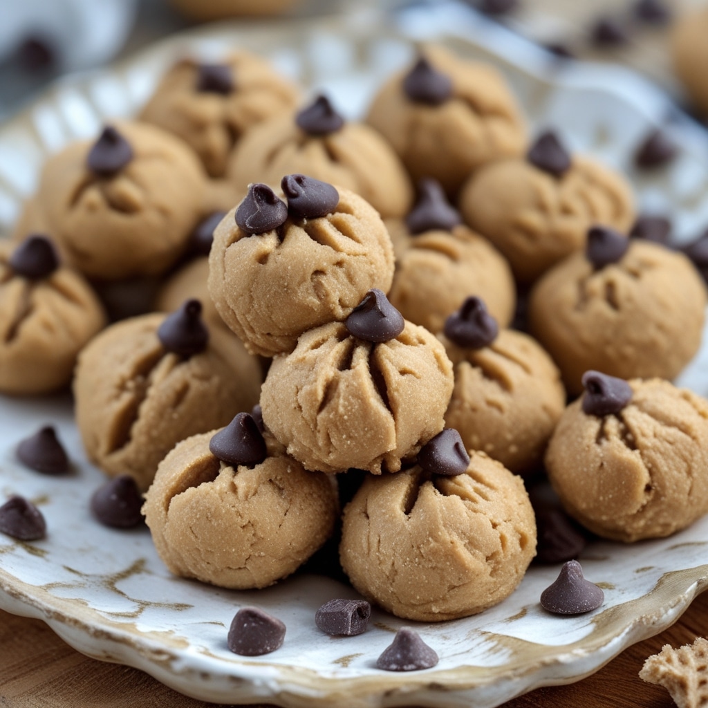 Peanut Butter Bites with Chocolate Chips