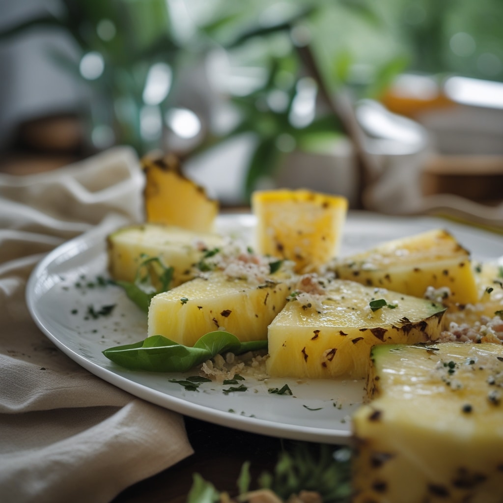 Fresh Pineapple Cucumber Salad