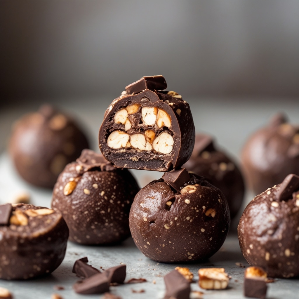 Healthy Snickers Protein Bites [No Bake]