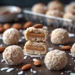 High Protein Almond Butter Coconut Bites
