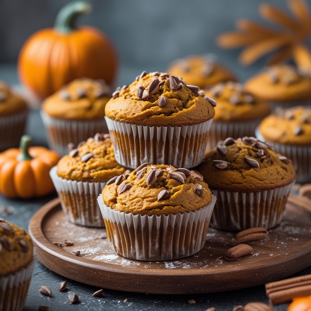 Healthy Greek Yogurt Pumpkin Muffins