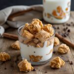 Frozen Pumpkin Spice Greek Yogurt Clusters