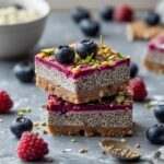 Mixed Berry Chia Protein Energy Bars