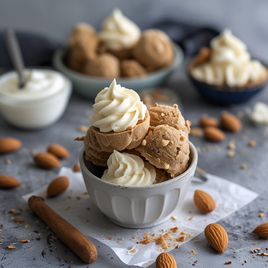 Greek Yogurt Almond Butter Frozen Treats