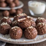 No-Bake Cottage Cheese Brownie Batter Protein Bites