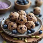 Hemp Seed Blueberry Protein Energy Bites