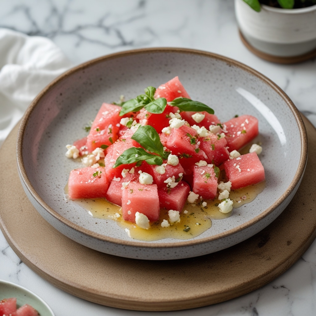Feta Watermelon Salad recipe