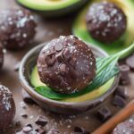 Dark Chocolate Avocado Protein Balls