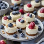 Frozen Berries Cottage Cheese Cheesecake Bites