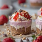 Strawberry Cheesecake Protein Bites