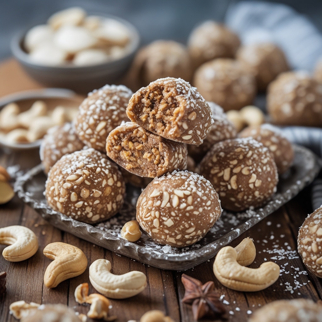 Cashew Vanilla Protein Bites