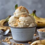 2-Ingredient Peanut Butter Banana Ice Cream