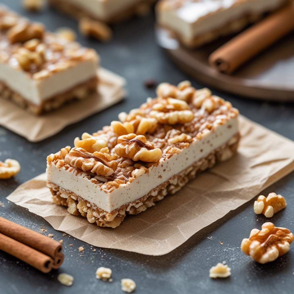Walnut Cinnamon Protein Energy Bars