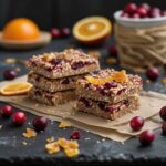 Cranberry Orange Protein Energy Bars