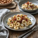 Cheddar Bacon Ranch Tortellini Salad