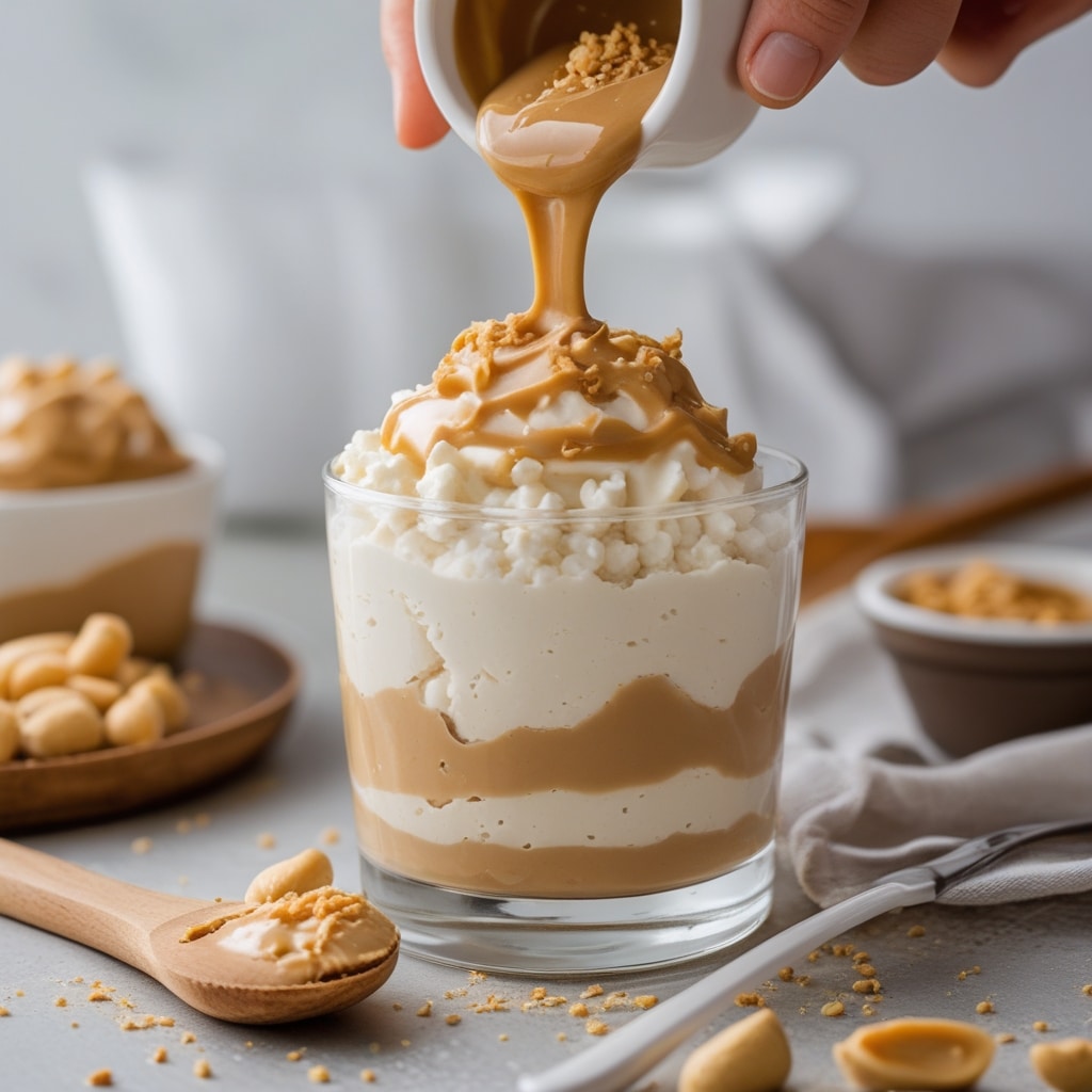 5-Minute Cottage Cheese Peanut Butter Mousse