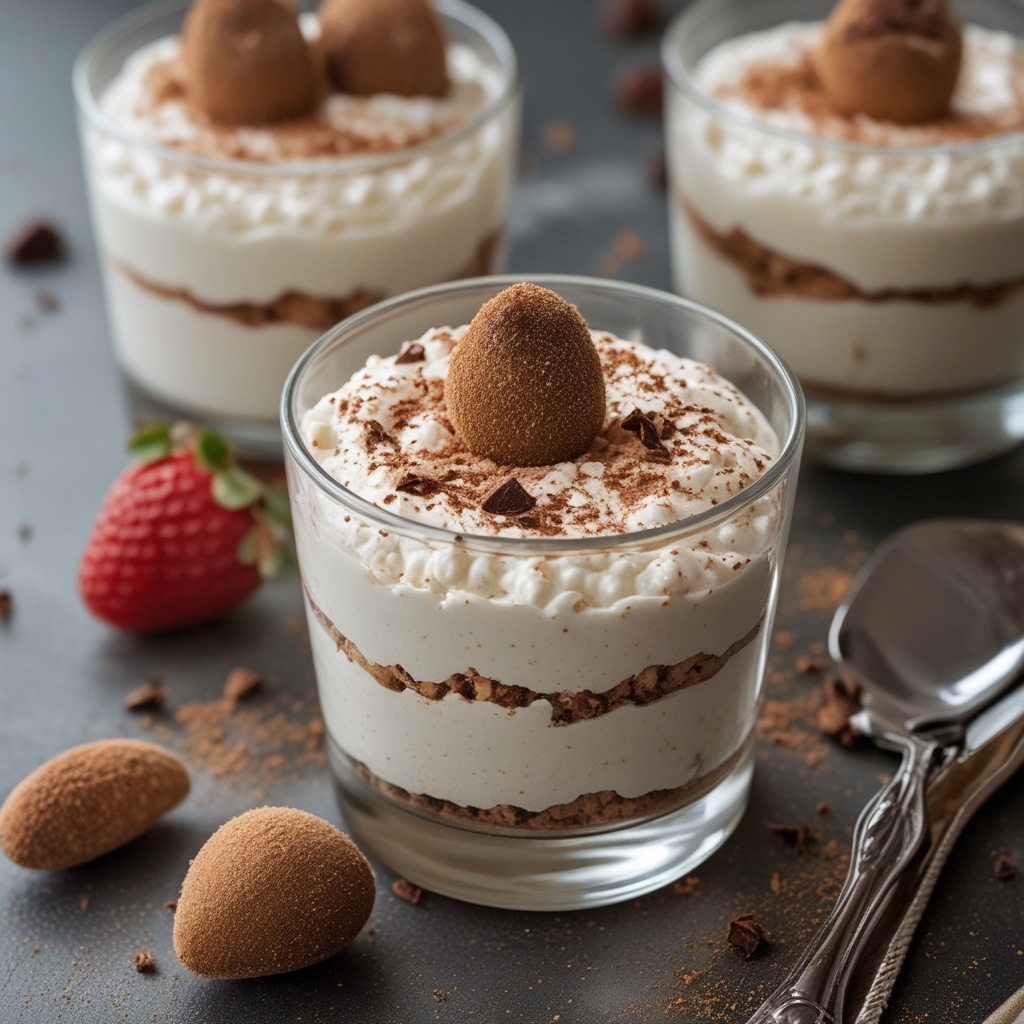 Healthy Tiramisu Cottage Cheese Mousse