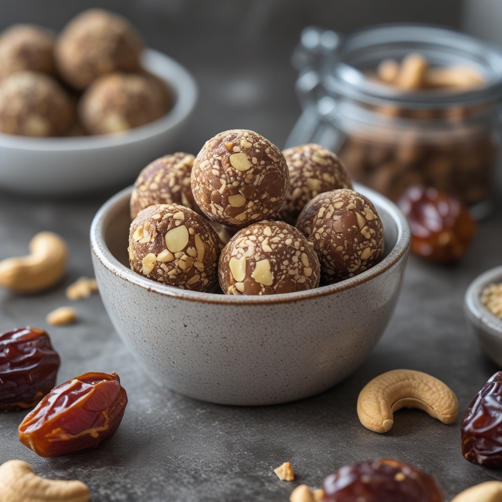 Cashew Dates Protein Bites