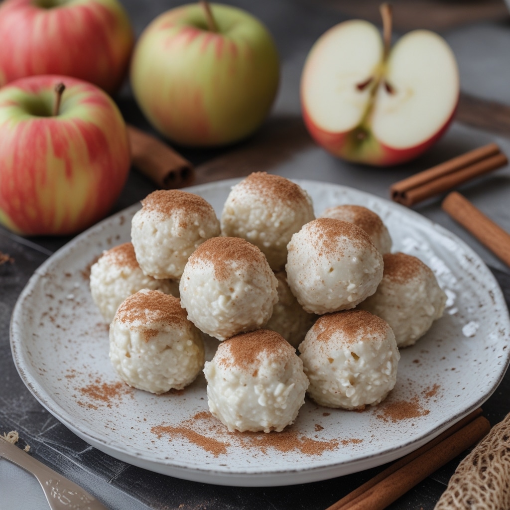 Apple Cinnamon Protein Cottage Cheese Bites