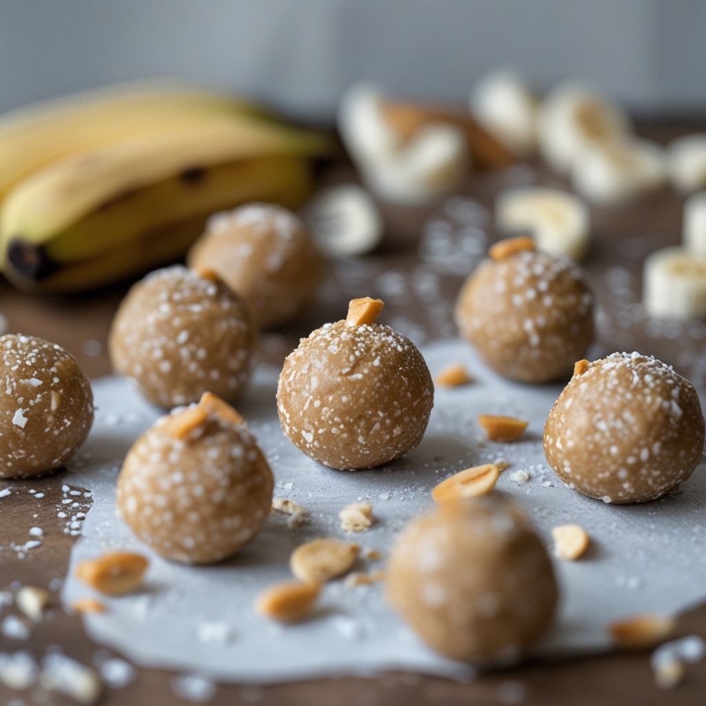 Peanut Butter Banana Protein Bites