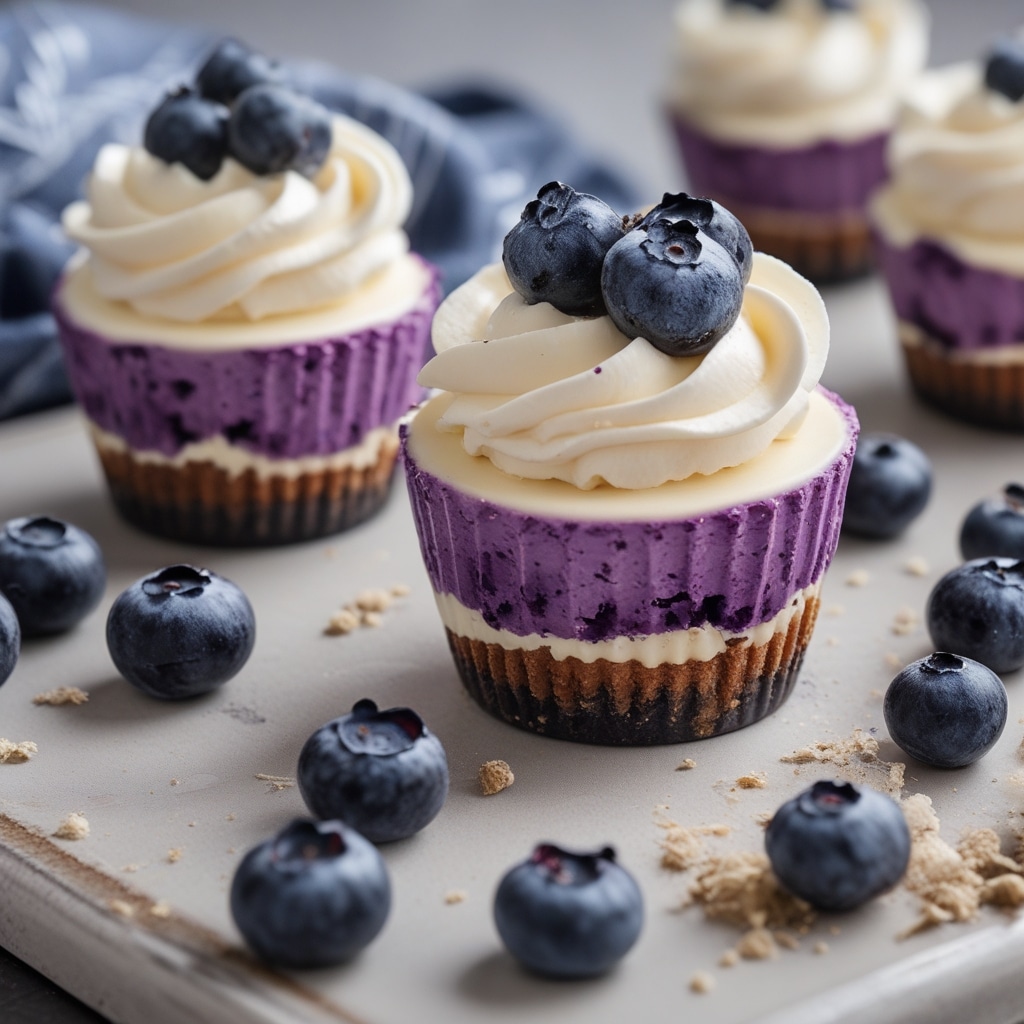 12g Protein Blueberry Cheesecake Cups