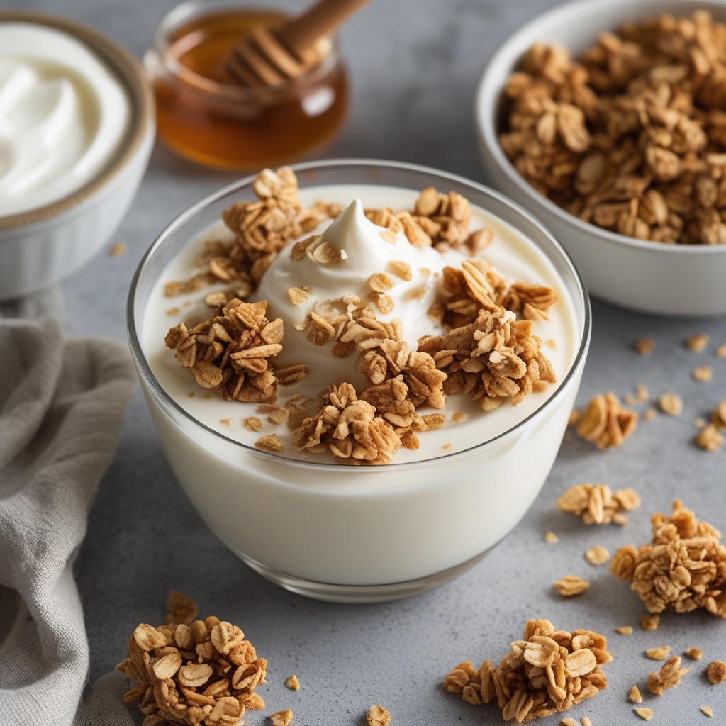 Greek Yogurt Honey Granola Protein Clusters