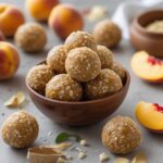 Peach Ginger Protein Energy Bites