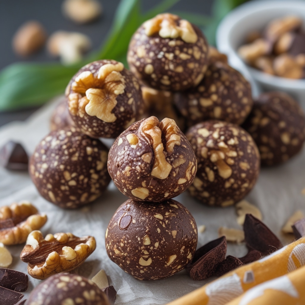 Walnut Cacao Protein Energy Balls