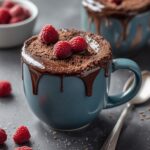 High Protein Chocolate Lava Mug Cake [5 Minutes]