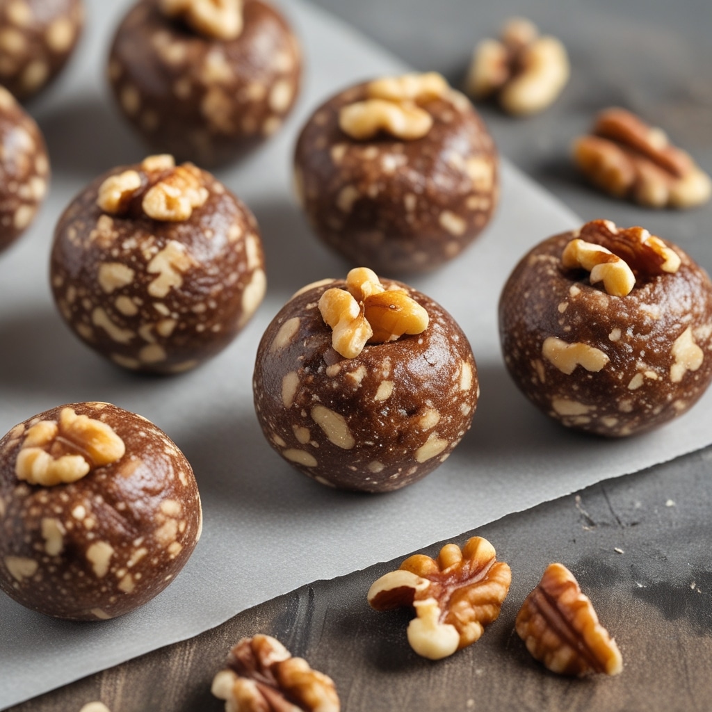 No-Bake Date Walnut Energy Bites