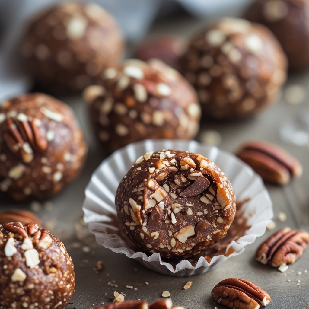 Pecan Maple Protein Energy Balls