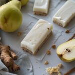 Pear Ginger Protein Frozen Yogurt Bars
