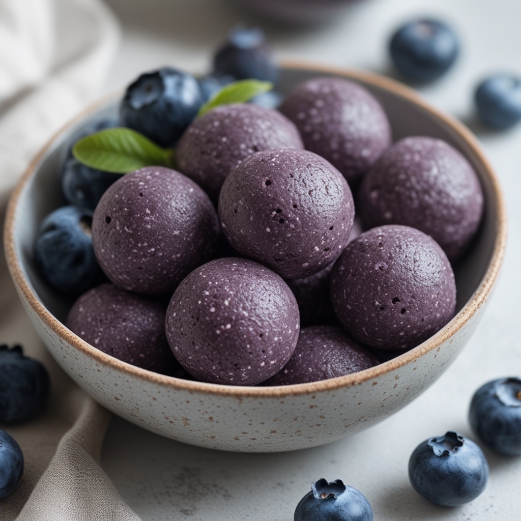 Blueberry Acai Protein Antioxidant Bites