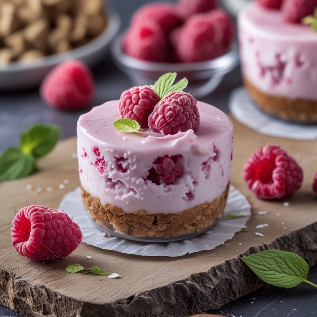 Raspberry Cheesecake Protein Cottage Cheese Bites