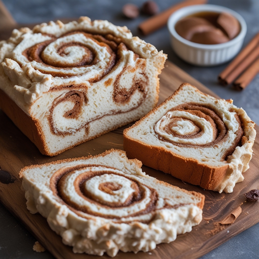 Keto Cottage Cheese Cinnamon Swirl Cloud Bread
