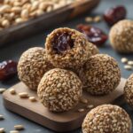 Sesame Date Protein Energy Bites