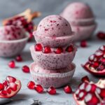 Pomegranate Chia Protein Frozen Yogurt Bites