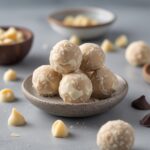 Macadamia White Chocolate Protein Balls
