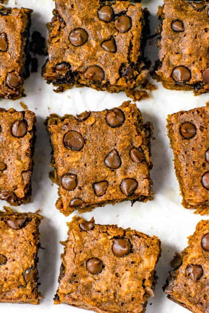 Healthy Pumpkin Oatmeal Bars