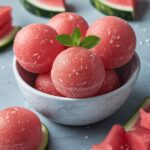 Frozen Watermelon Greek Yogurt Bites