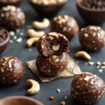 Carob Cashew Protein Energy Balls