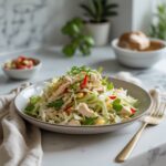 Healthy Thai Chicken Cabbage Salad