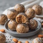 Almond Butter Chia Protein Energy Balls