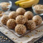 Sesame Banana Protein Energy Bites