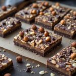 No-Bake Chocolate Hazelnut Protein Bars