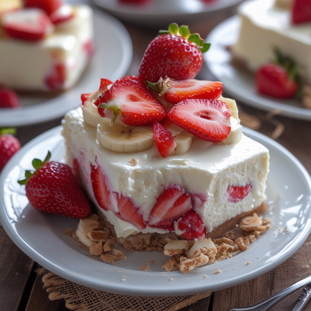 Strawberry Cheesecake Banana Pudding